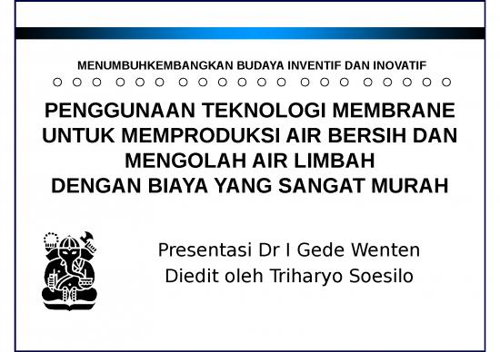 picture_Produk Ppt 8507 | Membrane Pemurni Air | Ekonomi Manajemen